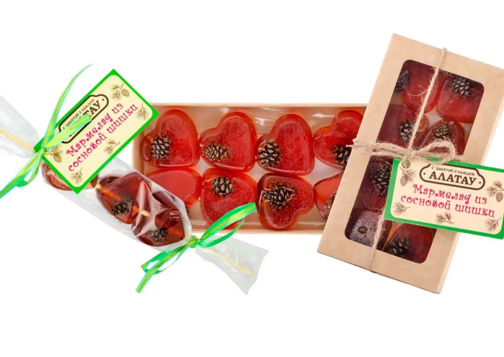 Мармелад сердечки