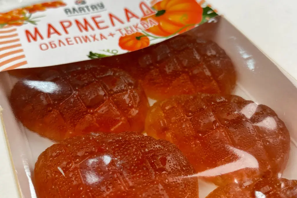 Мармелад со вкусом облепиха+тыква