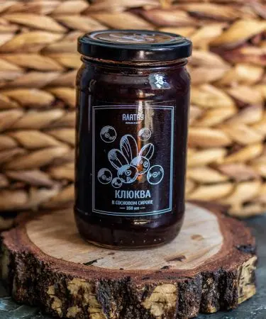 Клюква в сосновом сиропе, 350 мл Клюква в сосновом сиропе, 350 мл