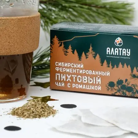 Чай пихтовый с ромашкой Чай пихтовый с ромашкой