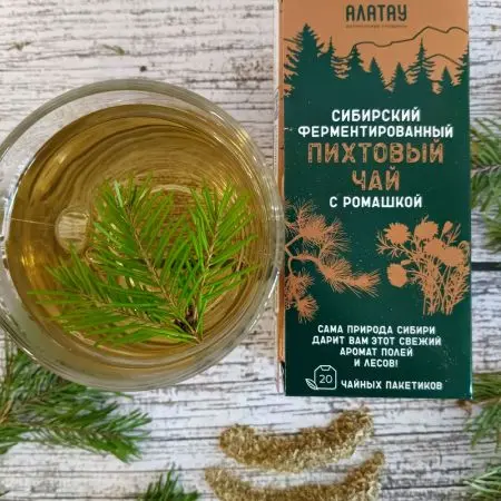 Чай пихтовый с ромашкой Чай пихтовый с ромашкой