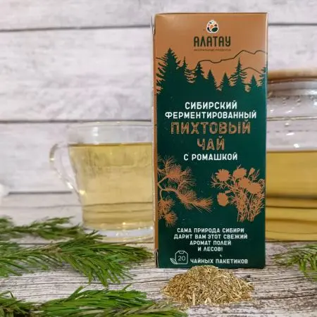 Чай пихтовый с ромашкой Чай пихтовый с ромашкой