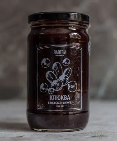 Клюква в сосновом сиропе, 350 мл Клюква в сосновом сиропе, 350 мл