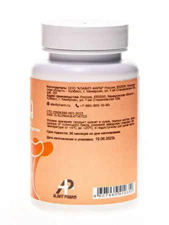 Лисичка сушенная молотая 400мг, 60 капсул Лисичка сушенная молотая 400мг, 60 капсул