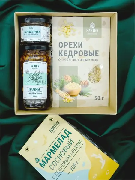 Подарочный набор «Кедровый» 4 в 1 Подарочный набор «Кедровый» 4 в 1